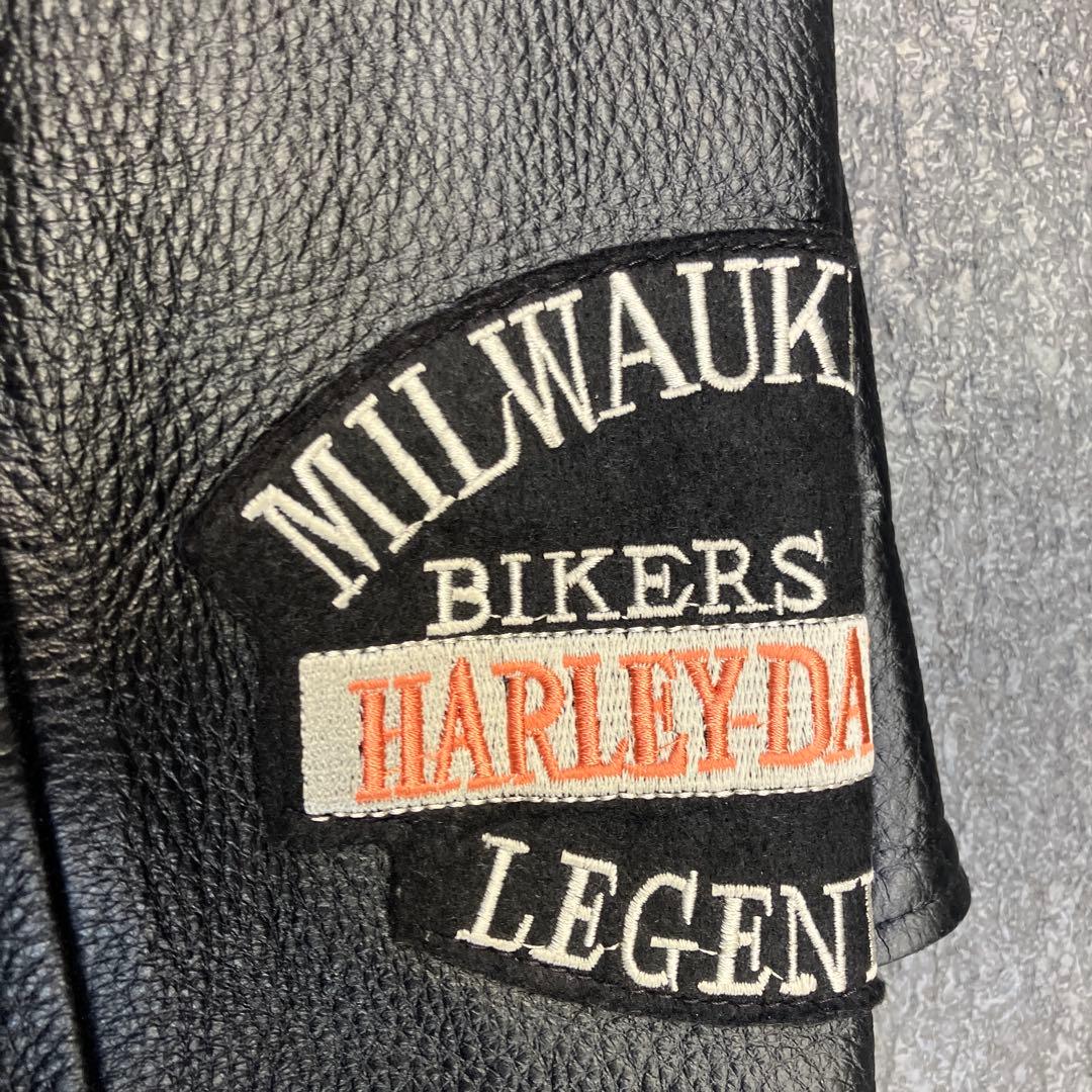 Harley-Davidson レザージャケット XXL ブラック