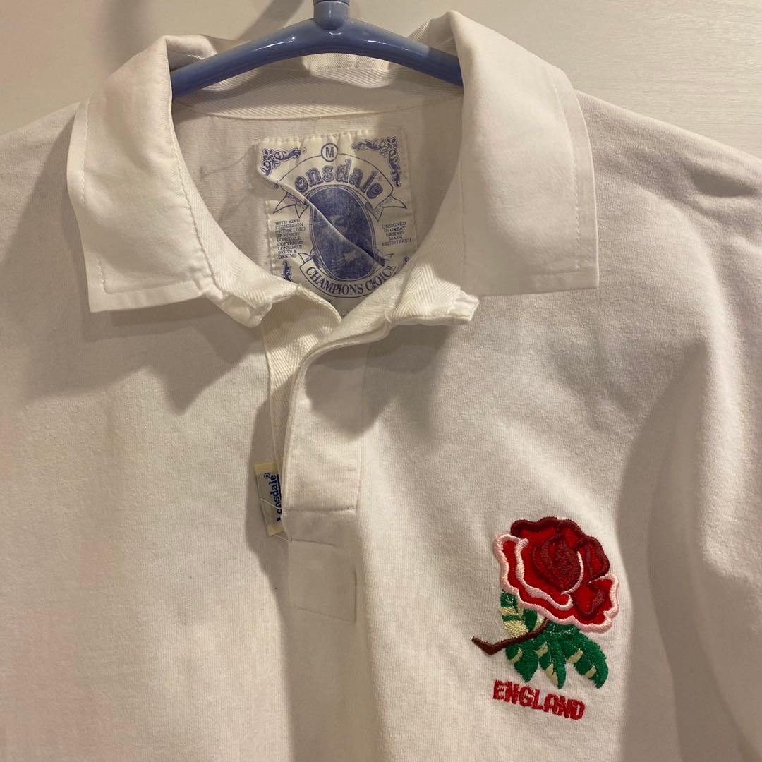 onsdale England ラガーシャツ M ホワイト
