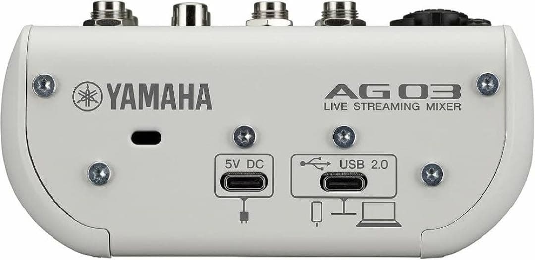 AT2020マイク/YAMAHA オーディオインターフェイスAG03