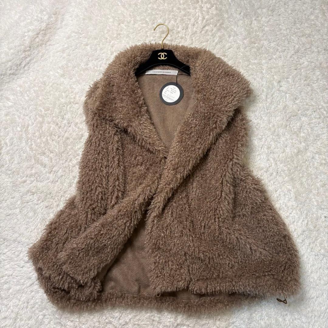 美品 タグ付 COGTHEBIGSMOKE KRISTEN VEST ベージュ