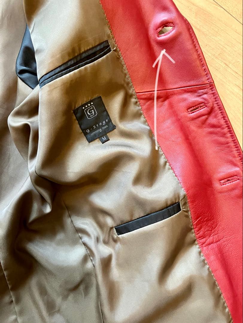 g-stage Leather jacket 3回使用