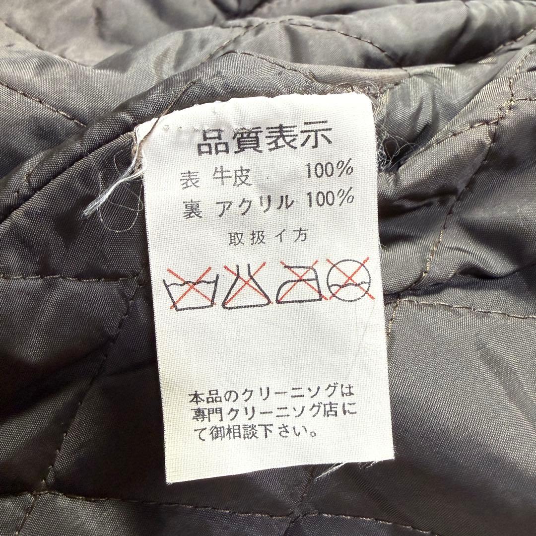 【90s】A-2 レザー フライトジャケット ダークブラウン M 牛革 短丈