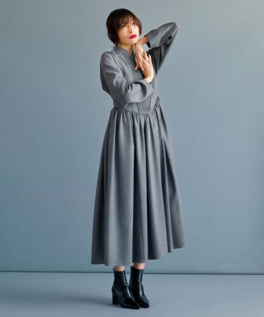 新品❤️RBS ピンタックギャザーワンピース　レイビームス