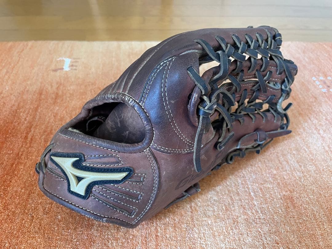 Mizuno Global Elite 硬式グローブ 外野手用　ブラウン　袋付き