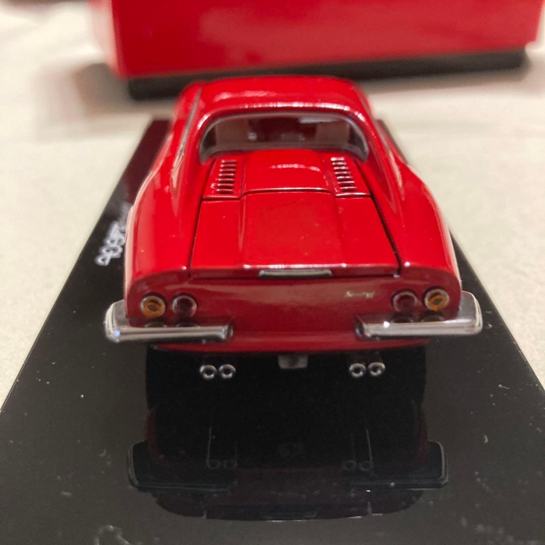 京商 1/43 フェラーリ ディーノ 246GT 赤/ベージュ内装