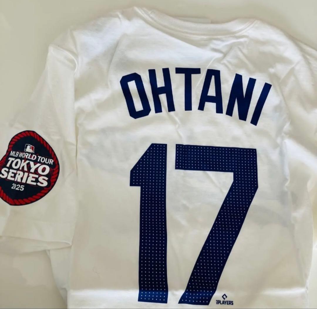 MLB開幕戦東京シリーズ ドジャース大谷翔平17 L限定パッチ付【新品・未使用]