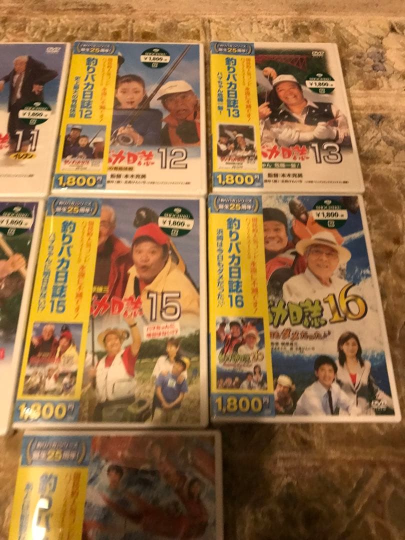 釣りバカ日誌 DVD 7巻セット 邦画 日本映画 西田敏行 三國連太郎 釣り