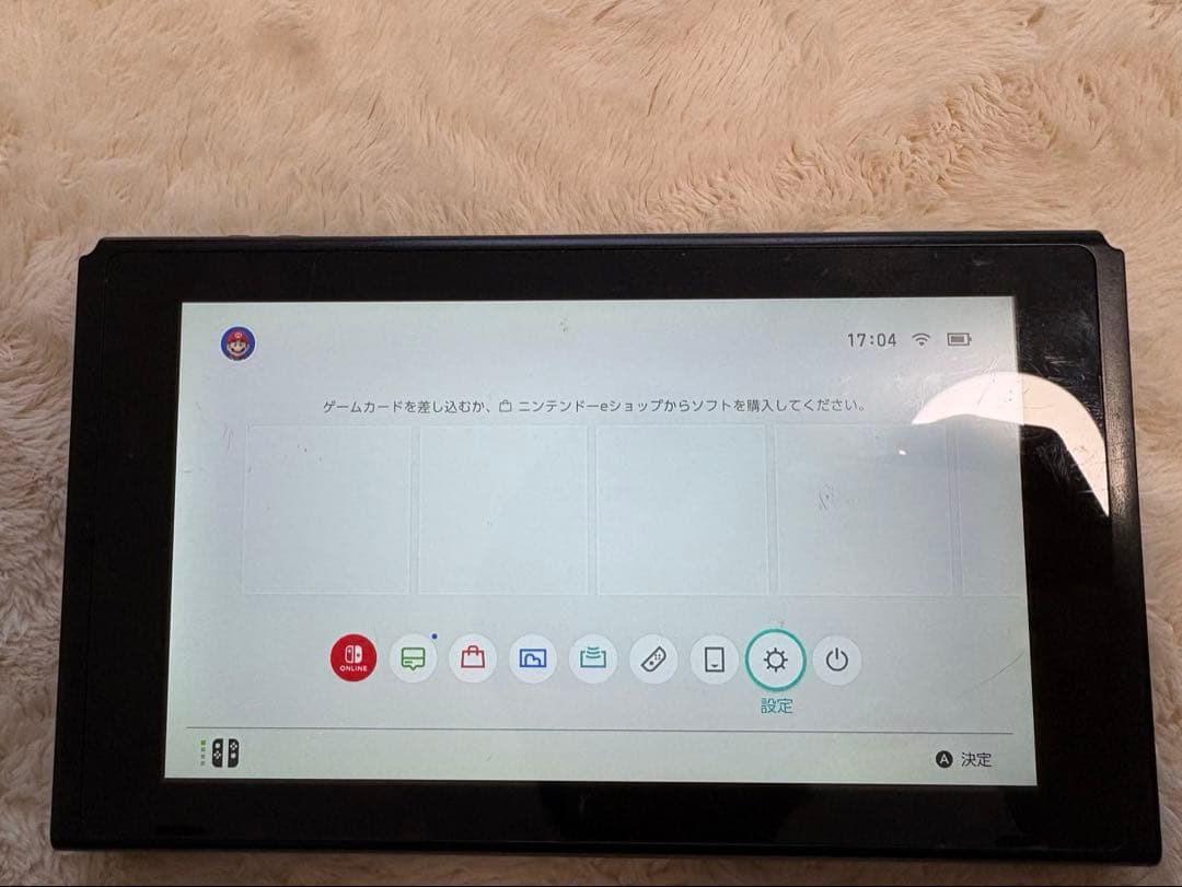 【ヤケ、細かな傷・動作良好】Switch本体のみ 未対策機　RCM○