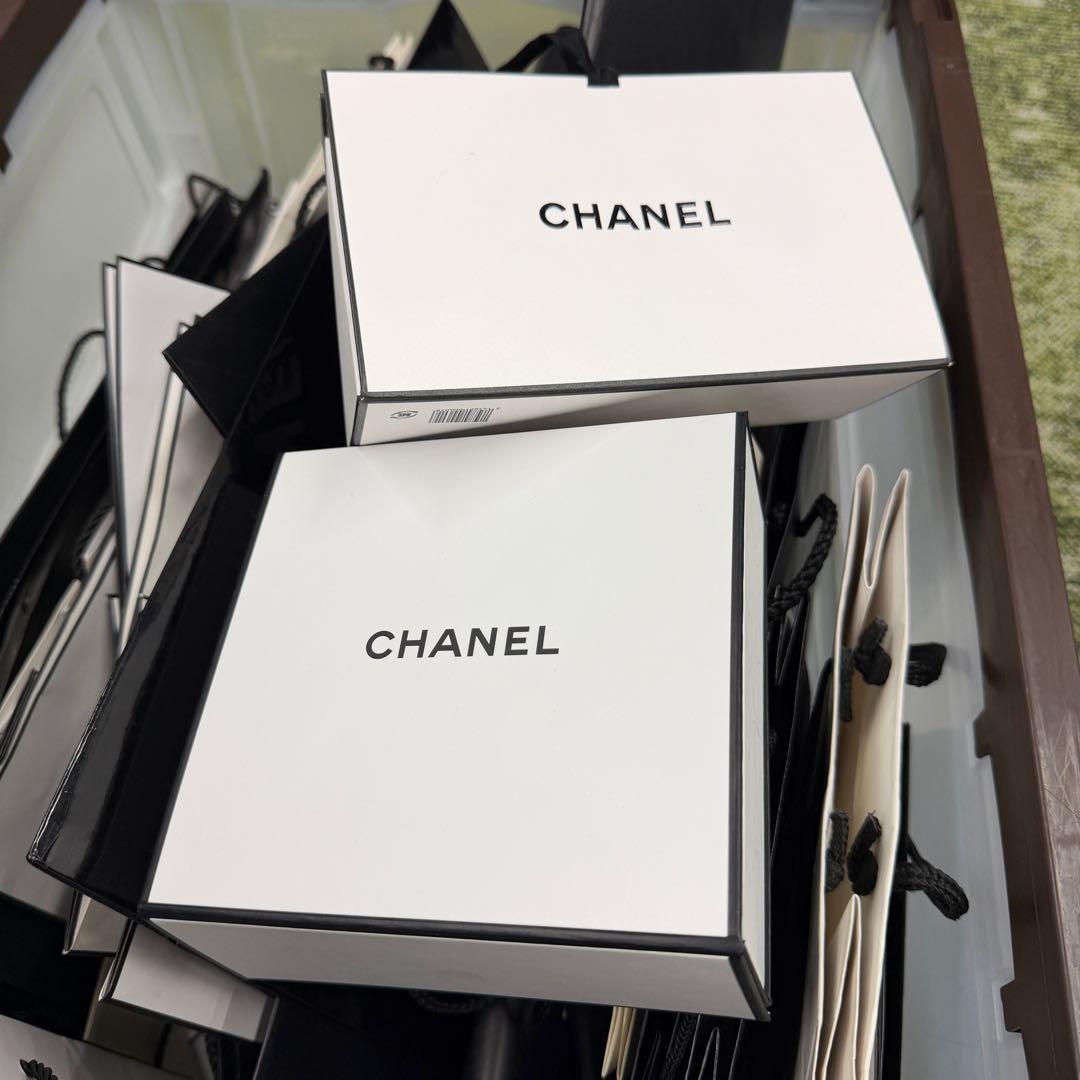 【まとめ売り】CHANEL ショッパー ショップ袋　まとめ売り　箱 70枚以上