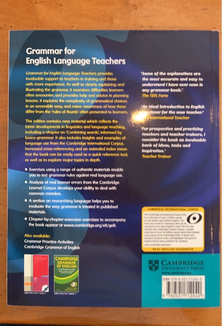 語学・辞書・学習参考書 Grammar for English Language Teachers