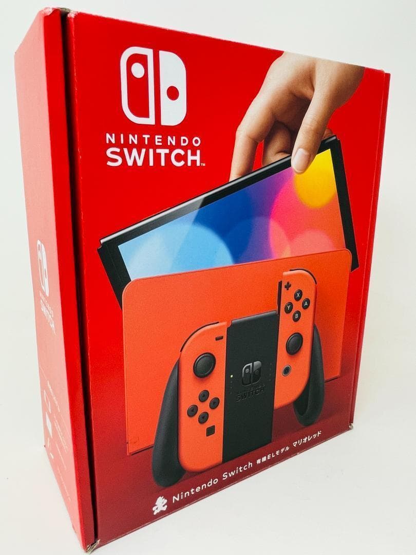 【状態良好】Nintendo Switch 有機EL マリオレッド 箱・本体のみ