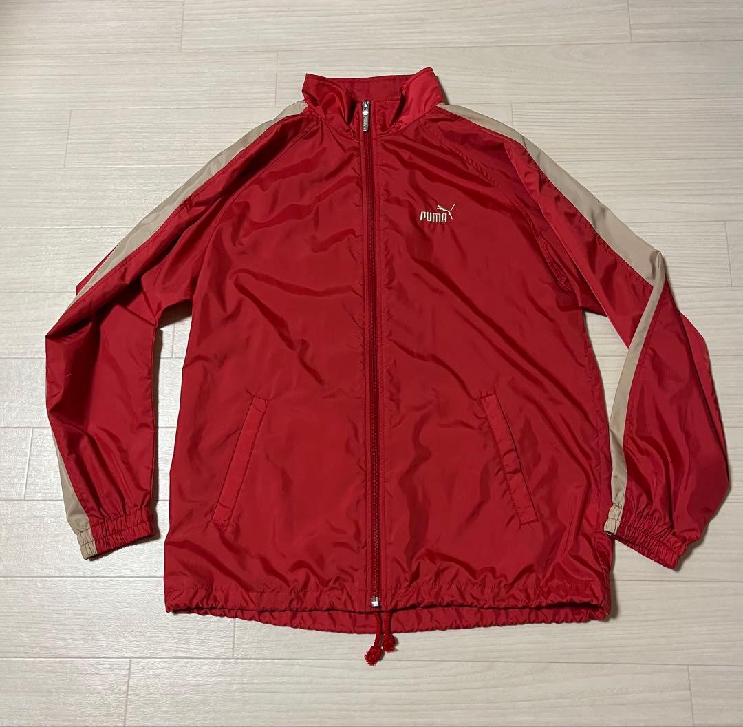 90s PUMA プーマ ヴィンテージピステ上下セット レッド/ベージュ S