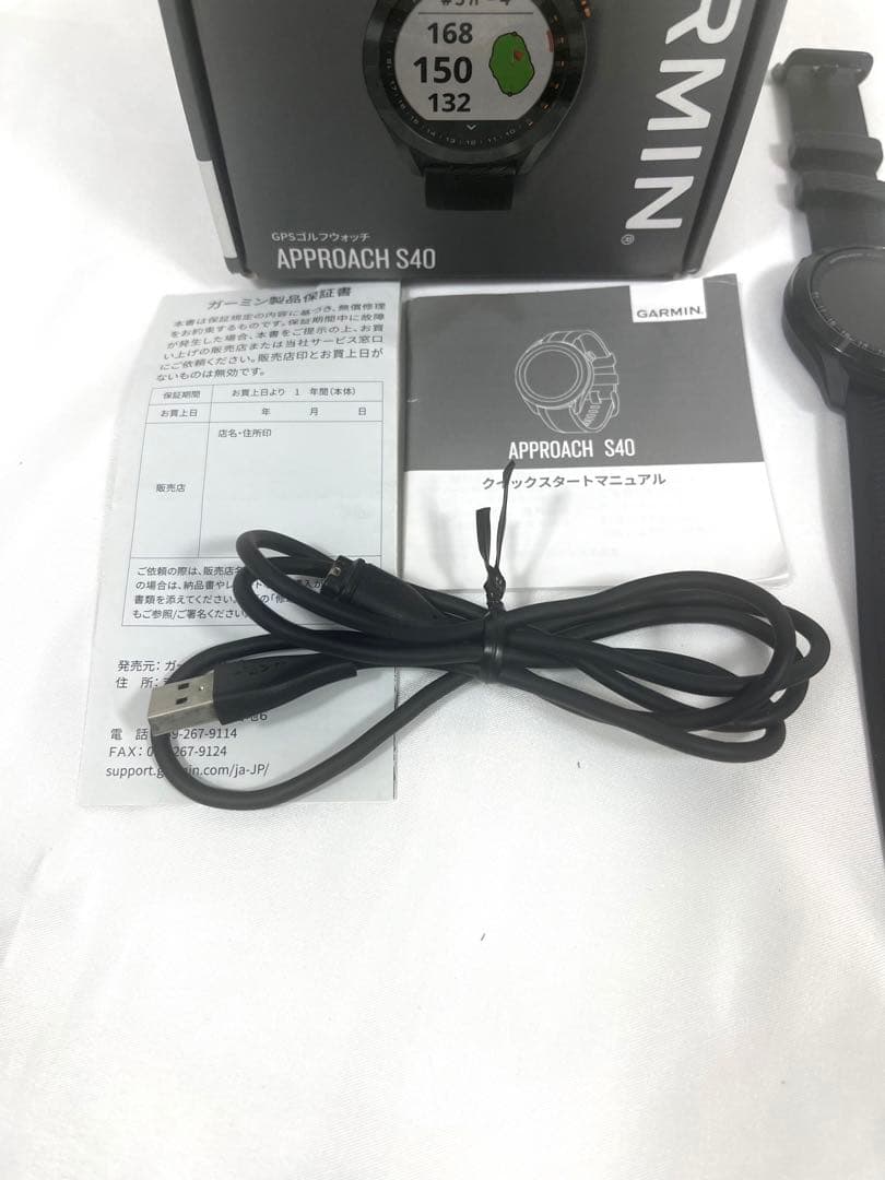 GARMIN APPROACH S40 GPSナビ　ガーミン　ゴルフナビ