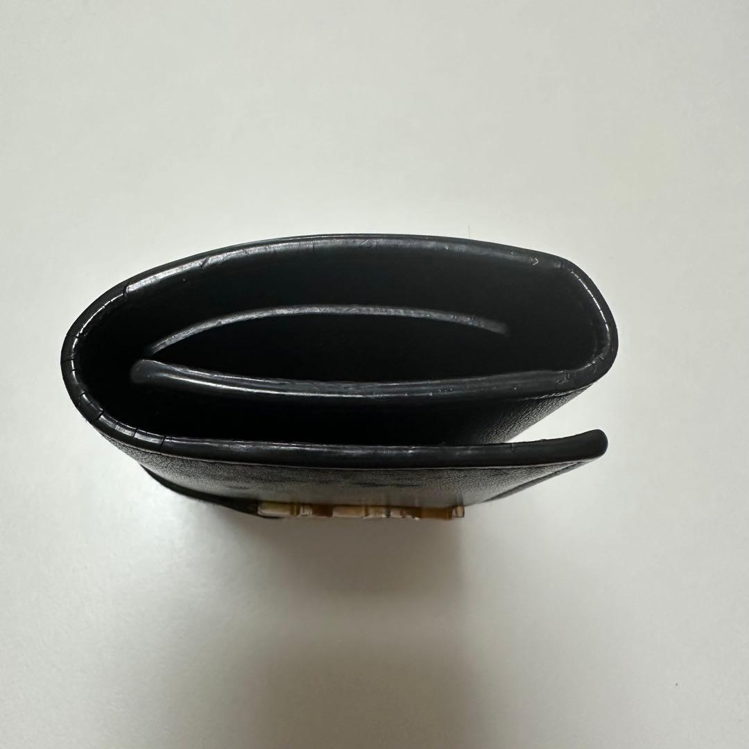 ま*う様 SAINT LAURENT ブラック レザー キーケース