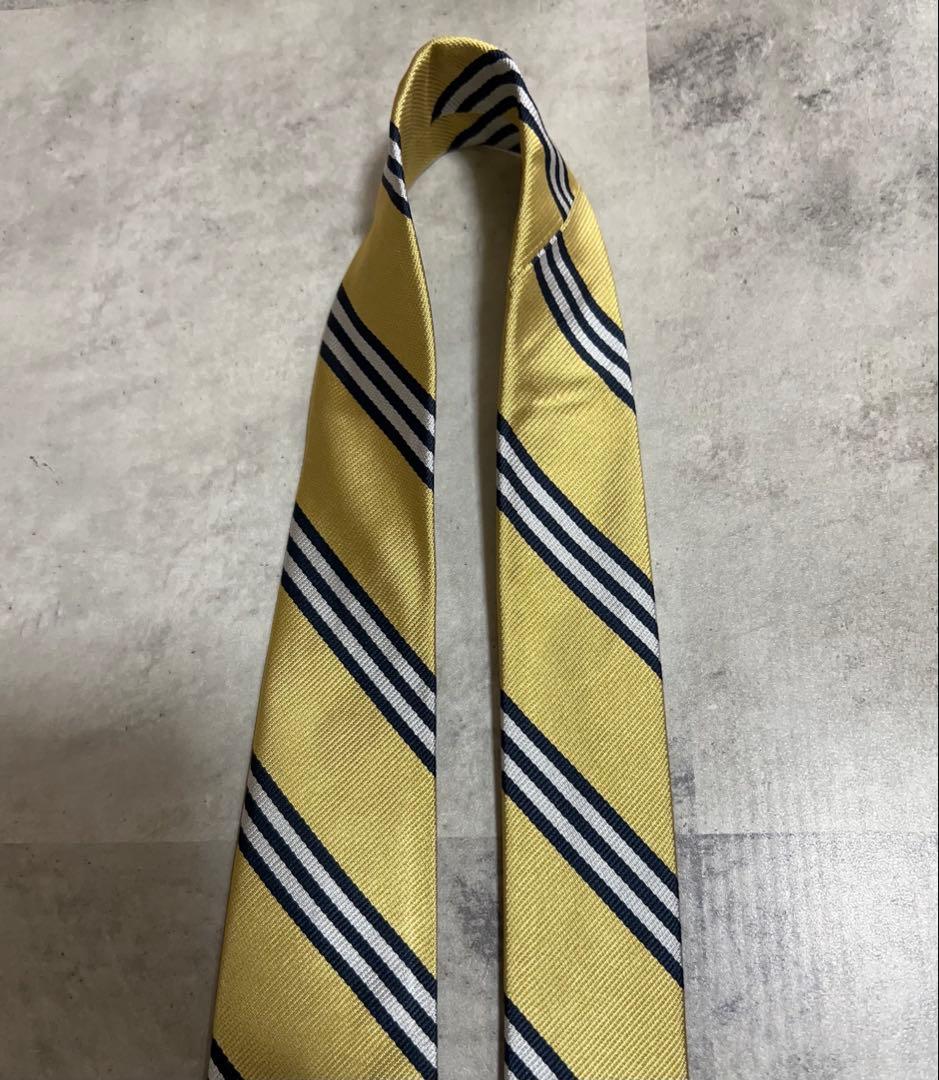 極美品 Brooks Brothers ネクタイ USA製 レジメンタル 光沢