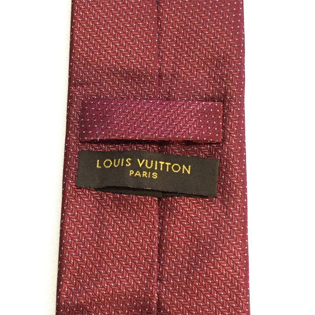 未使用級 ルイヴィトン Louis Vuitton ネクタイ マイクロドット