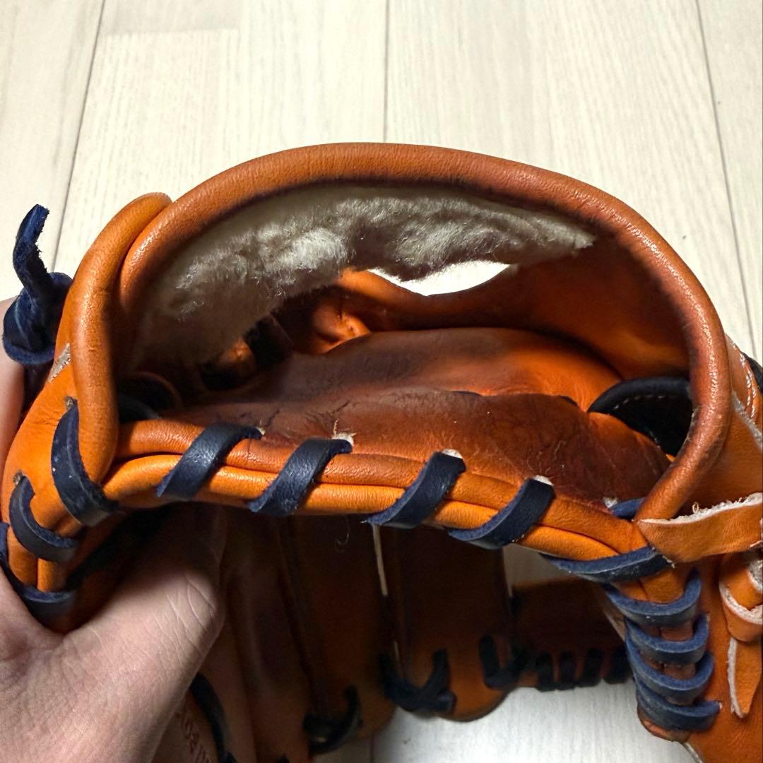 アトムズ硬式内野用グラブ寺田レザー薬指リング有り