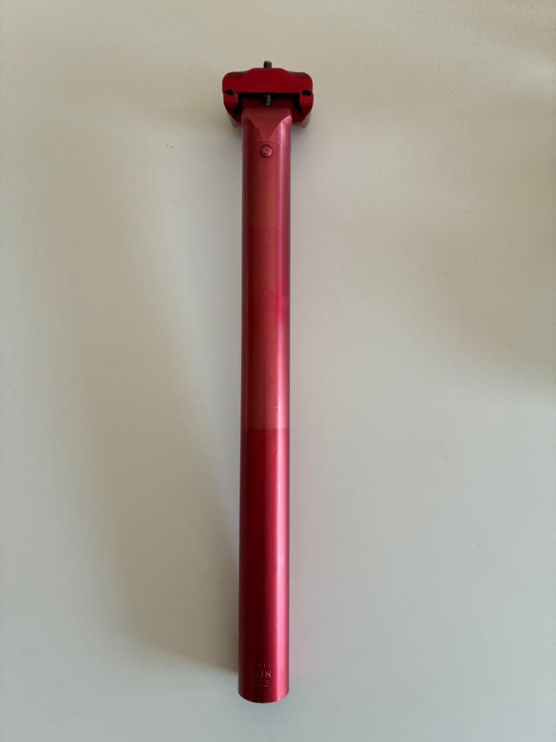 中古 paul シートポスト 27.2mm red キズあり