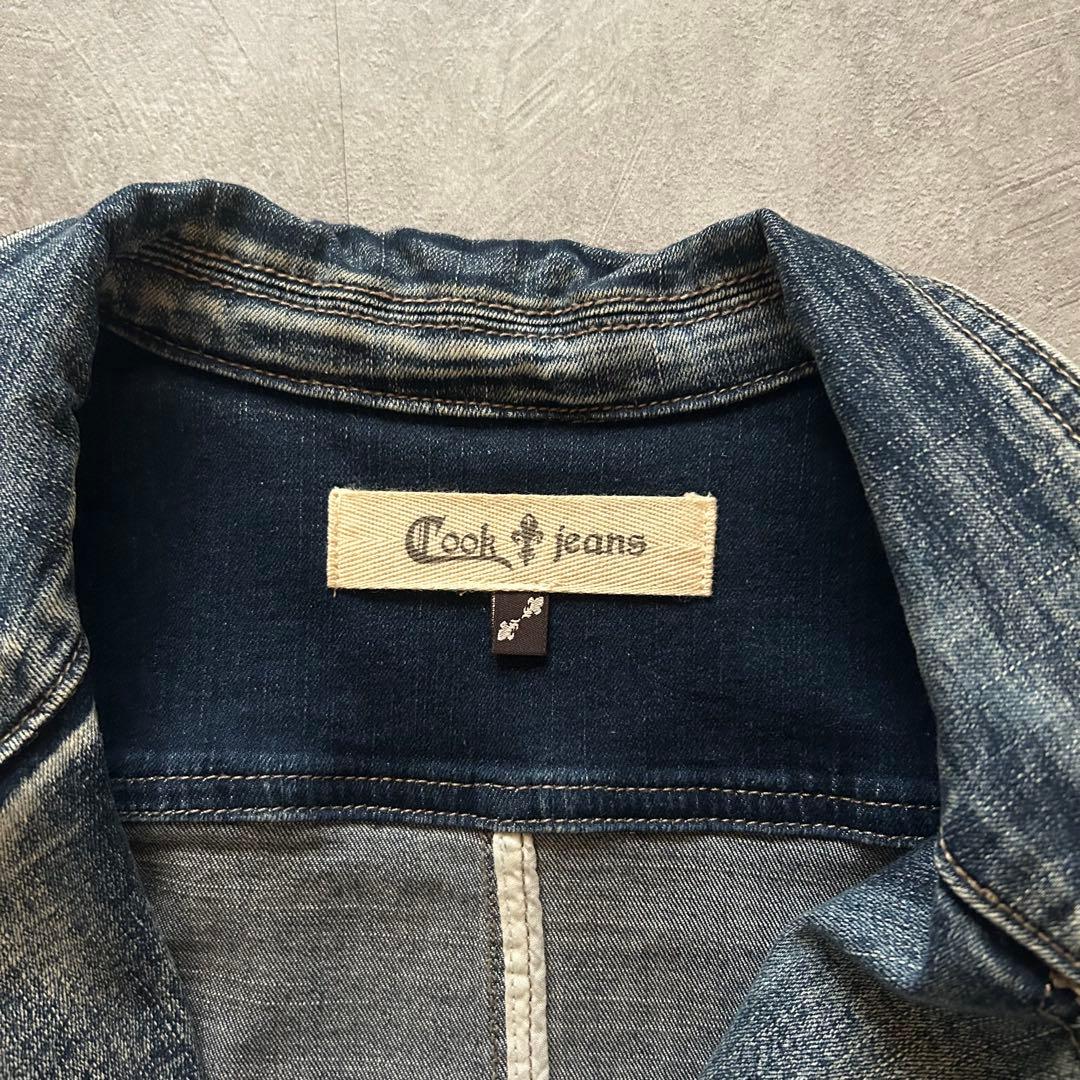 ジャケット・アウター archive grunge denim riders jacket y2k
