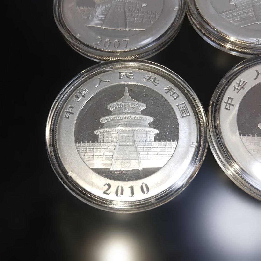 R*a様 中華人民共和国パンダ銀貨５枚セット