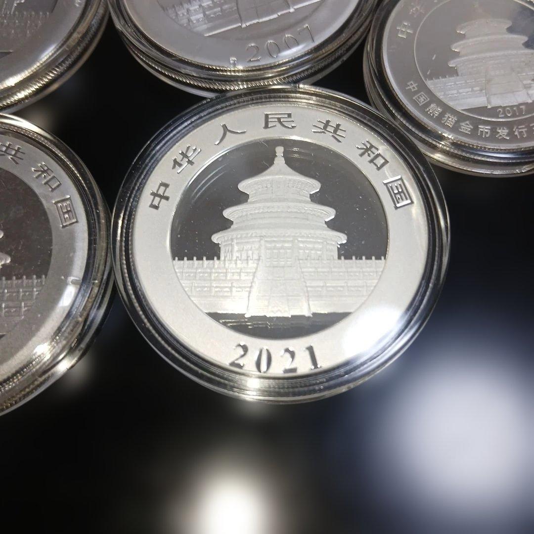 R*a様 中華人民共和国パンダ銀貨５枚セット