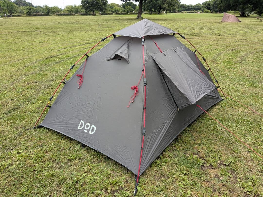 DOD ライダーズワンタッチテント　グレー　T2-275