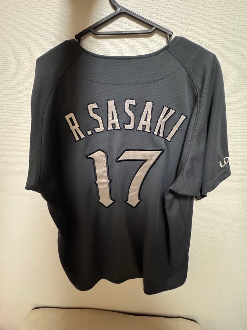 R. SASAKI 佐々木朗希ブラックユニフォーム 17