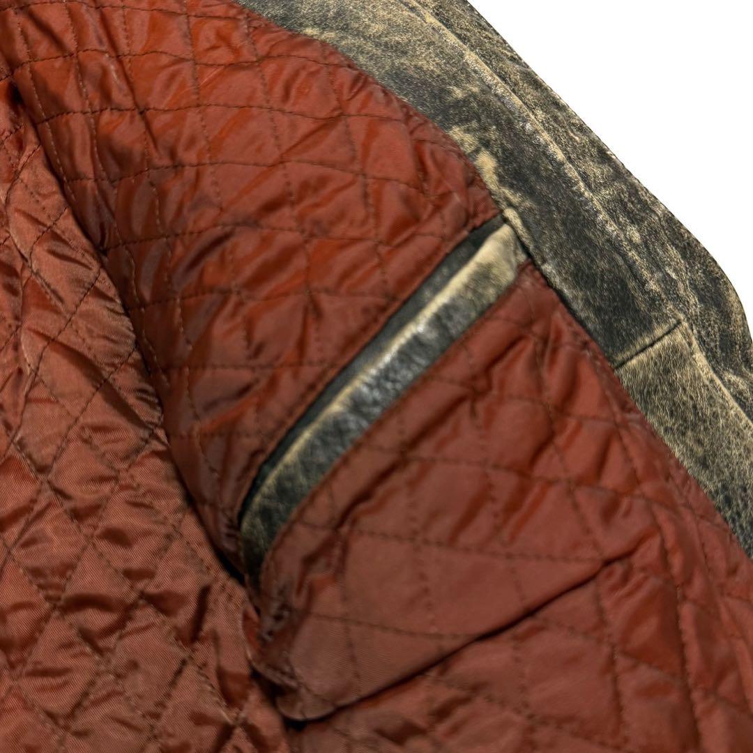 RYAN LEATHERWEAR 本革 牛革レザー ジャケット ヴィンテージ加工