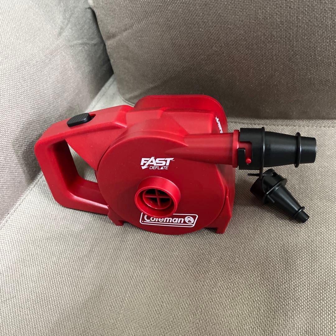 Coleman エアカウチ　電動ポンプ付き　コールマン　中古品