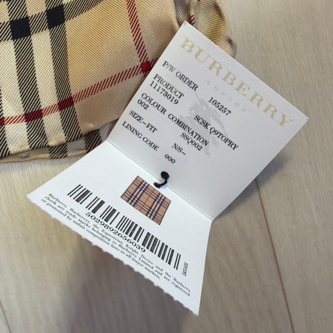新品 BURBERRY LONDON 大判 シルクスカーフ