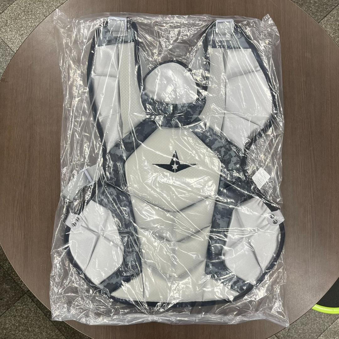 オールスター　軟式用 キャッチャー防具 3点セット　限定カラー　ブラック　カモ柄