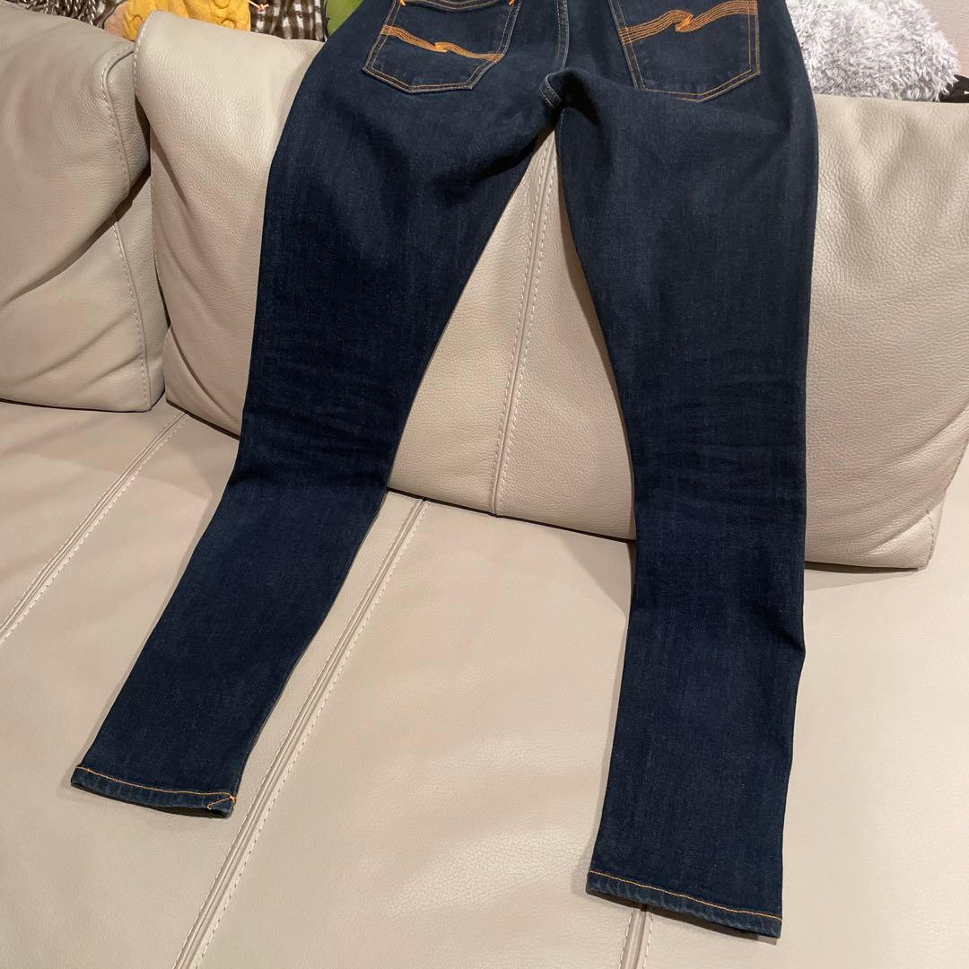 【よし】Skinny Lin Dry Deep Orange W29L30