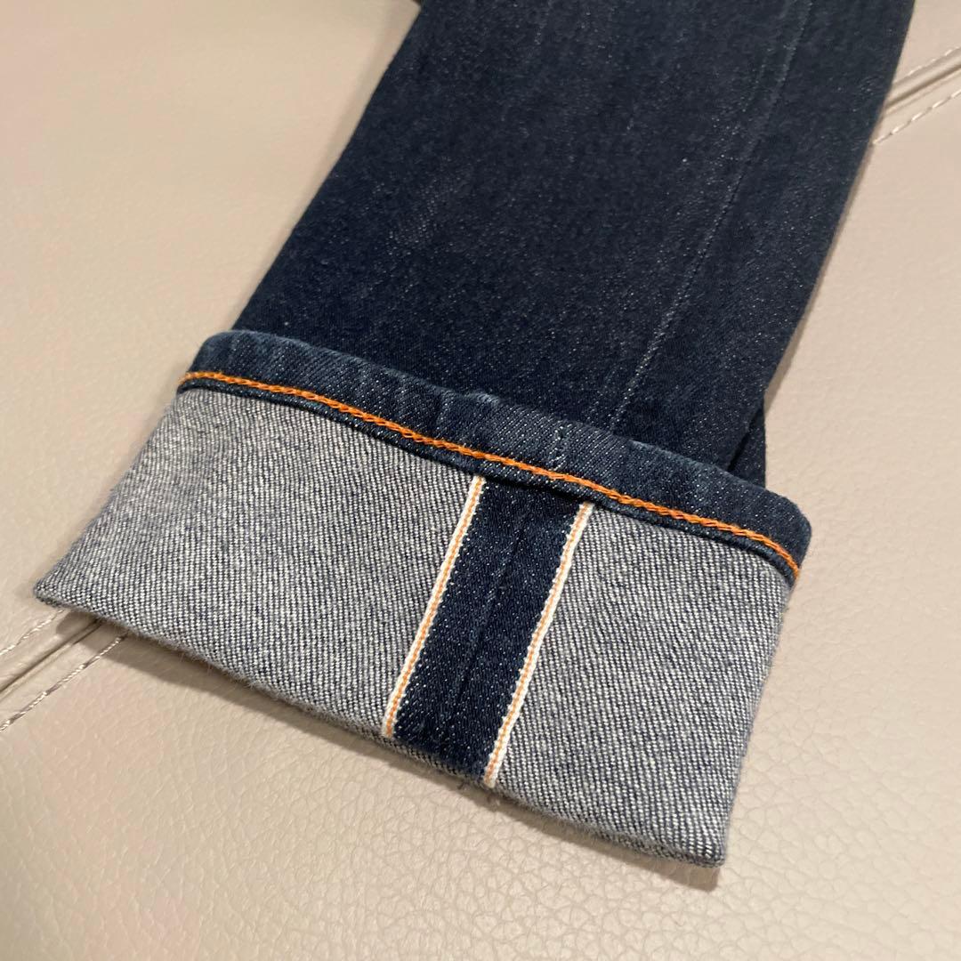 【よし】Skinny Lin Dry Deep Orange W29L30