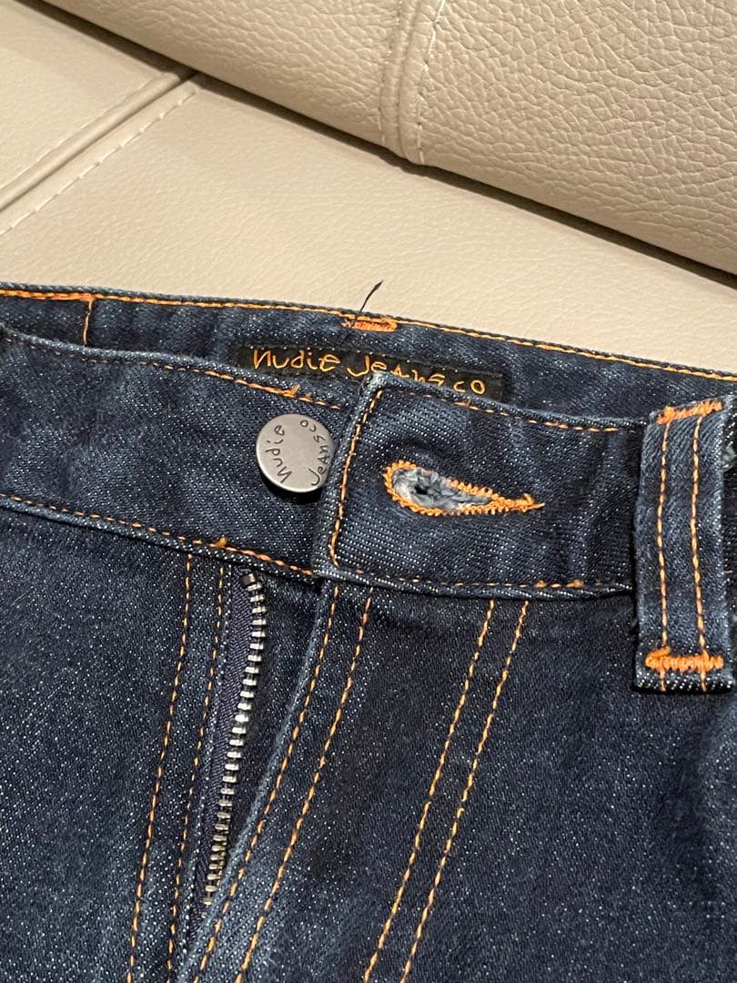 【よし】Skinny Lin Dry Deep Orange W29L30