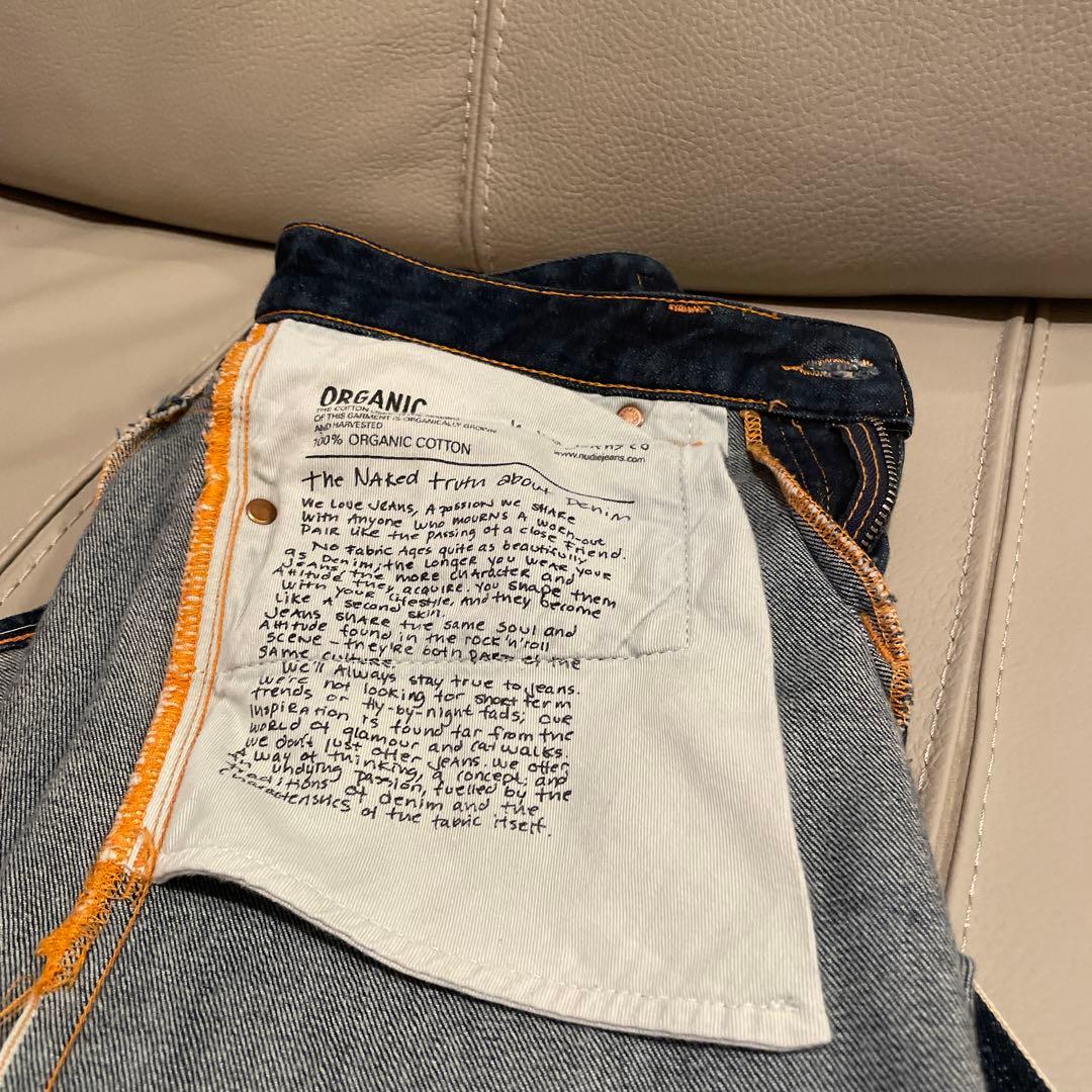 【よし】Skinny Lin Dry Deep Orange W29L30