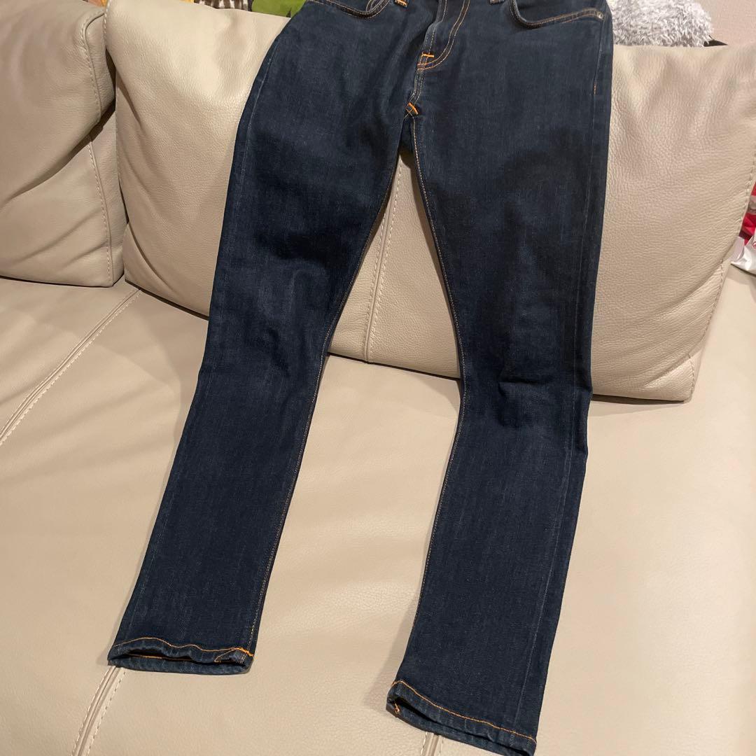 【よし】Skinny Lin Dry Deep Orange W29L30