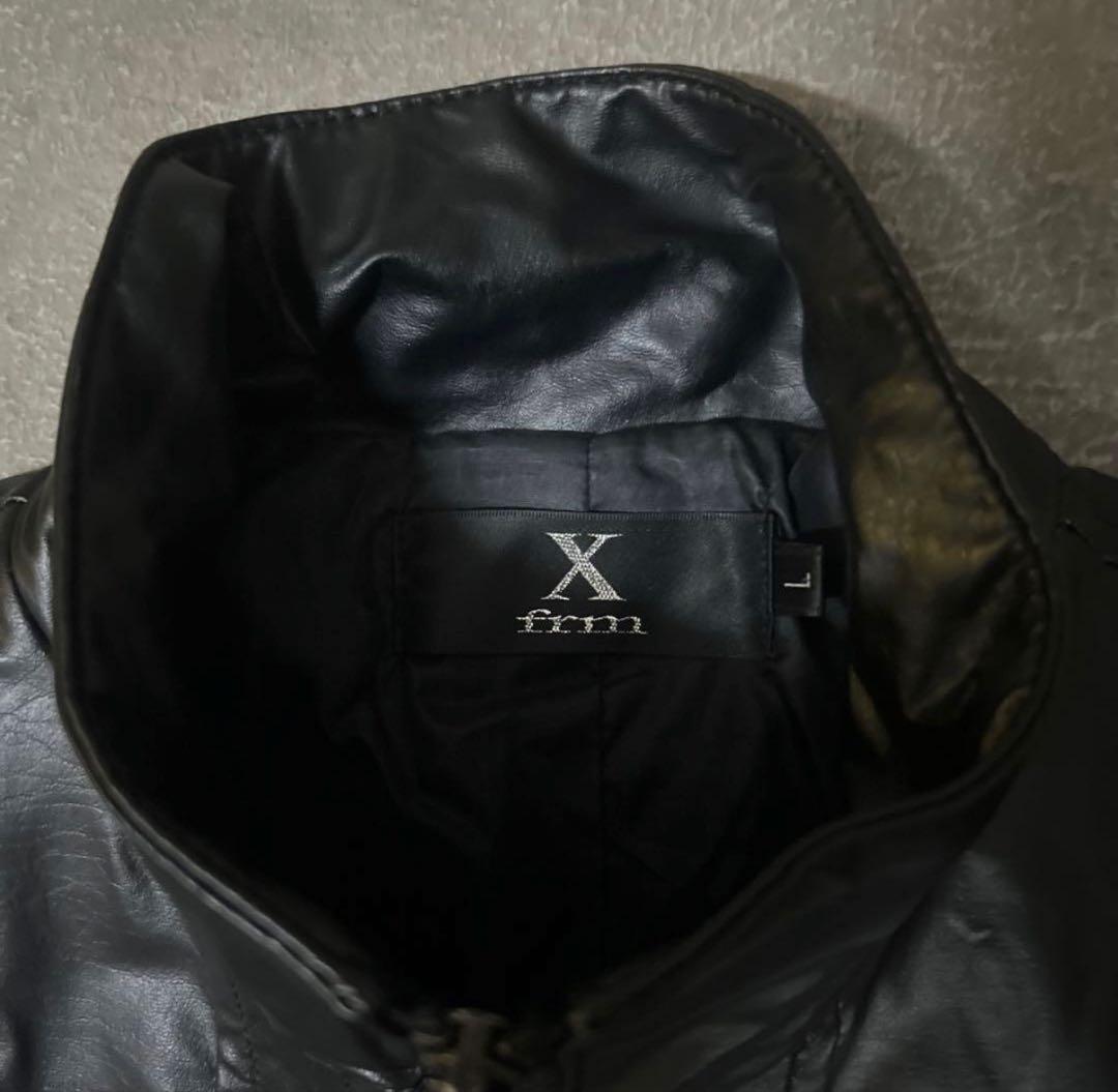Xfrm archive レザージャケット 00s y2k コーティング お兄系