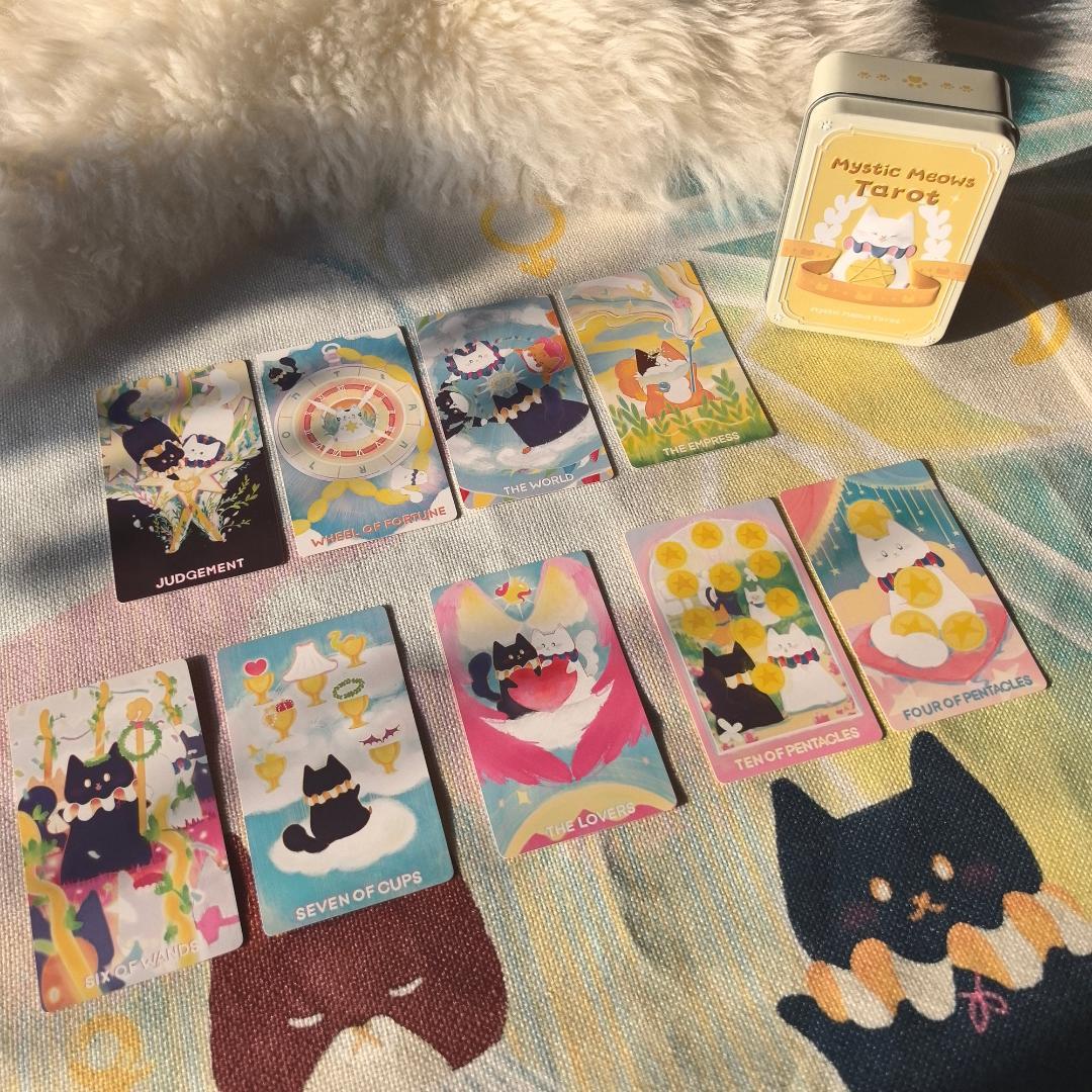 【正規品タロットカード】レア✨クラウドファンディング完売✨魔法の猫たちのカード