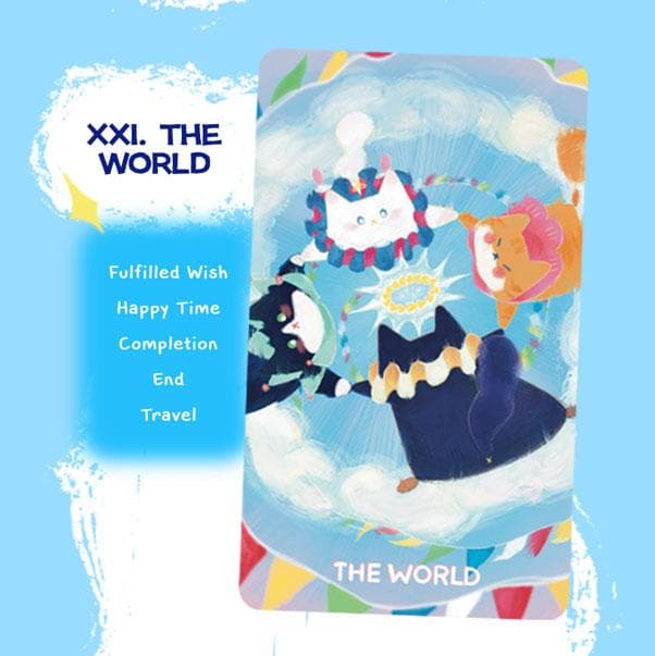 【正規品タロットカード】レア✨クラウドファンディング完売✨魔法の猫たちのカード