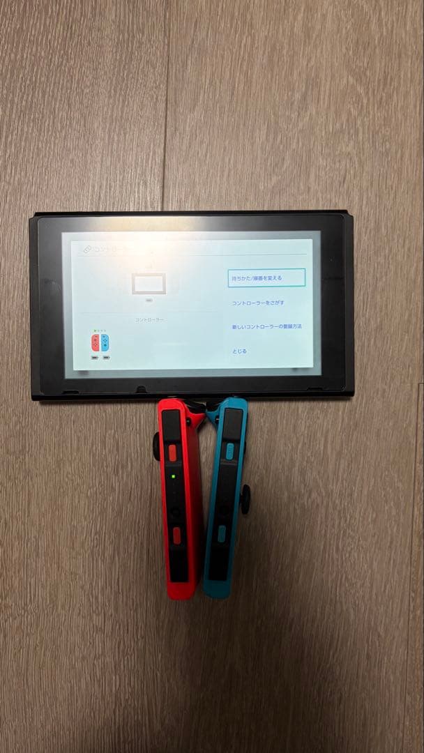 Nintendo Switch 初期モデル(Joy-Con(R)に注意書きあり)
