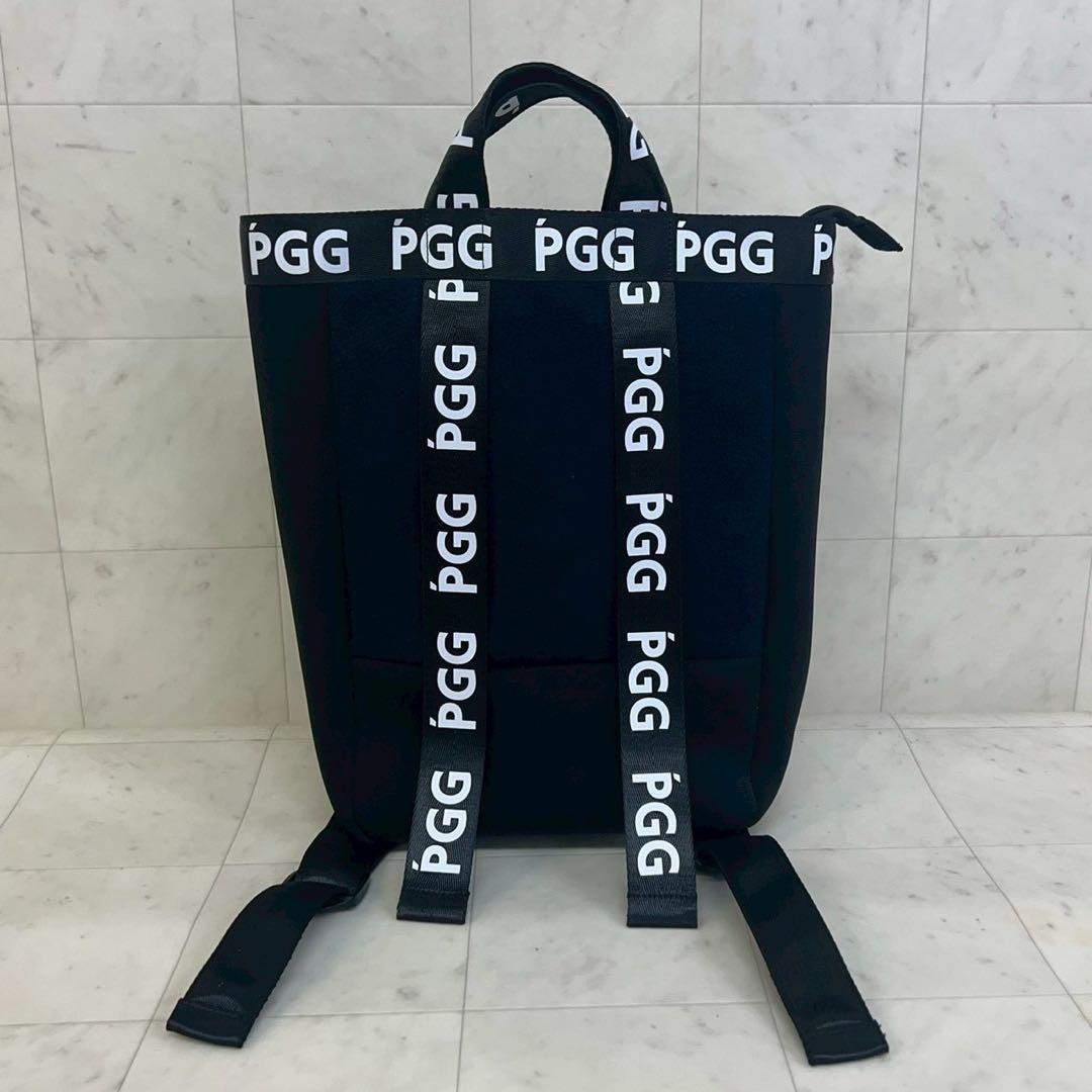 PGG パーリーゲイツリュックサック 手提げ　ブラック ネイビー