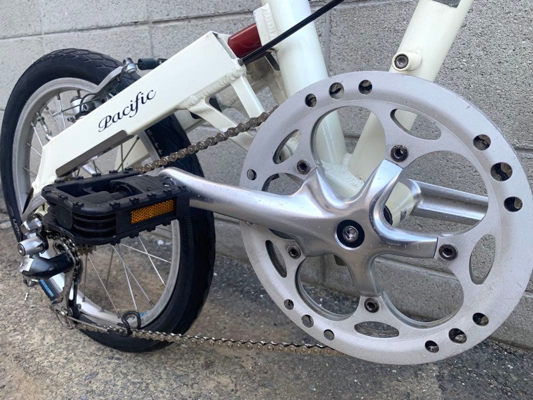 送料無料PEUGEOT折り畳み自転車SHIMANO 8速 18インチZJ8001
