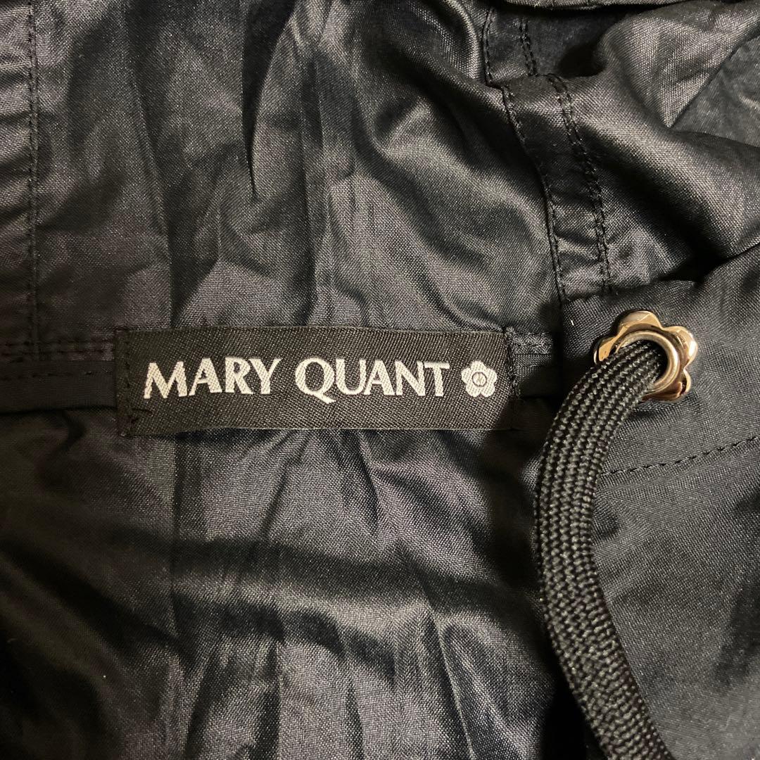 Mary Quant マリークワント 日本製 レインポンチョ ブラック 黒