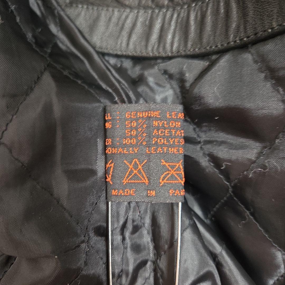 【90s_vintage】ハの字パキジャンLeatherRidersJacket