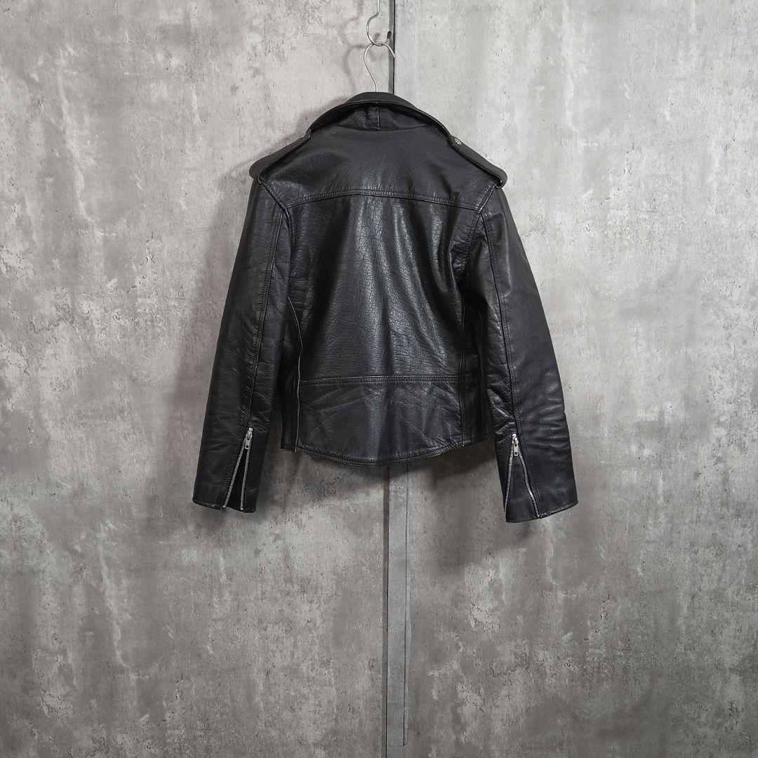 【90s_vintage】ハの字パキジャンLeatherRidersJacket
