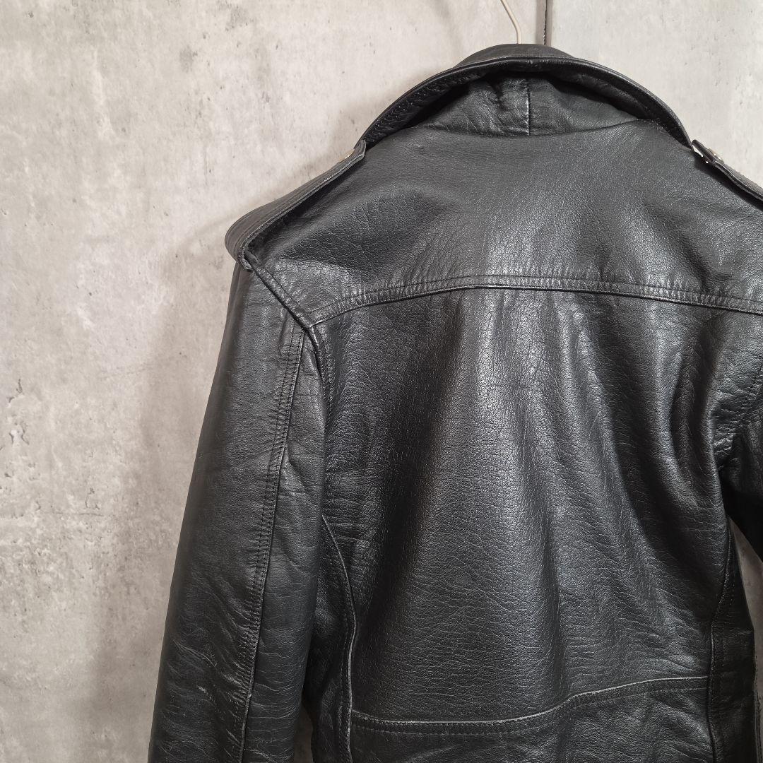 【90s_vintage】ハの字パキジャンLeatherRidersJacket
