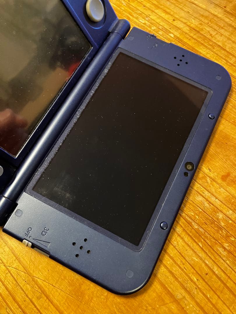 箱ありNewニンテンドー3DS LL メタリックブルー SDカード 充電コード