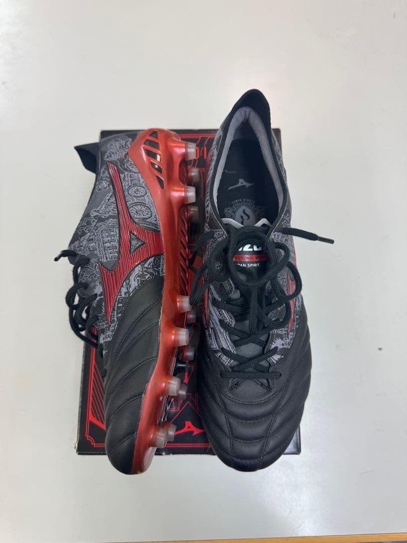 Mizuno スパイクシューズ ブラック/レッド