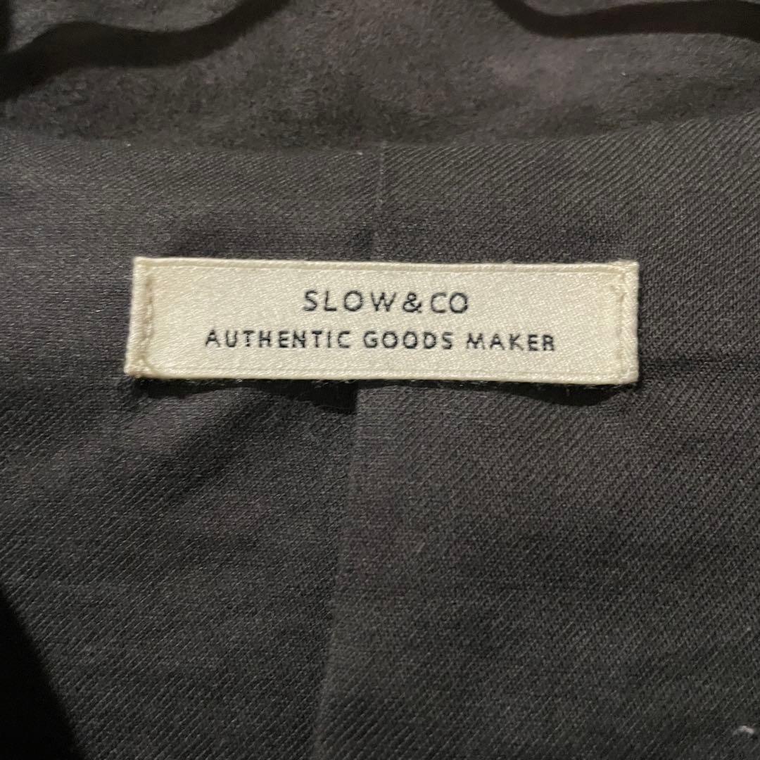 SLOW Leather - mix Jacket - シープレザー