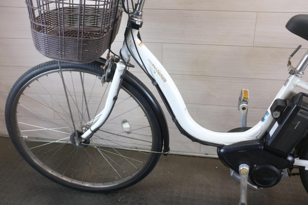 電動自転車ヤマハPAS　Natura　26インチ　3段　12.8Ah充電器あり